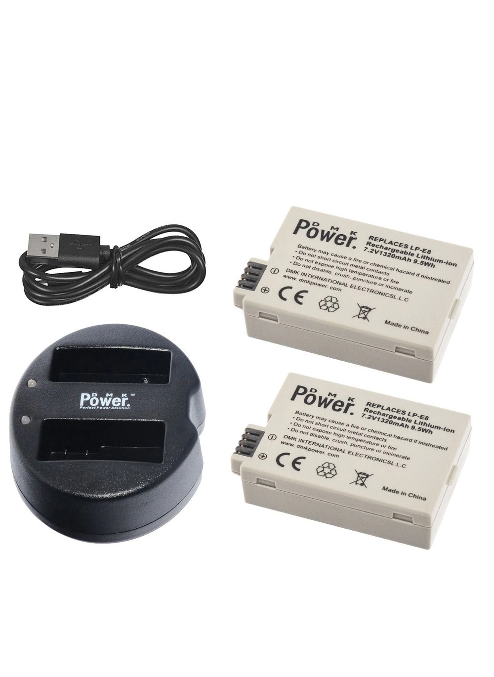 LP-E8+TC-USB2 Battery Pack Review: 2-Pack 1320mAh Replacement for Canon EOS 550D, 600D, 700D