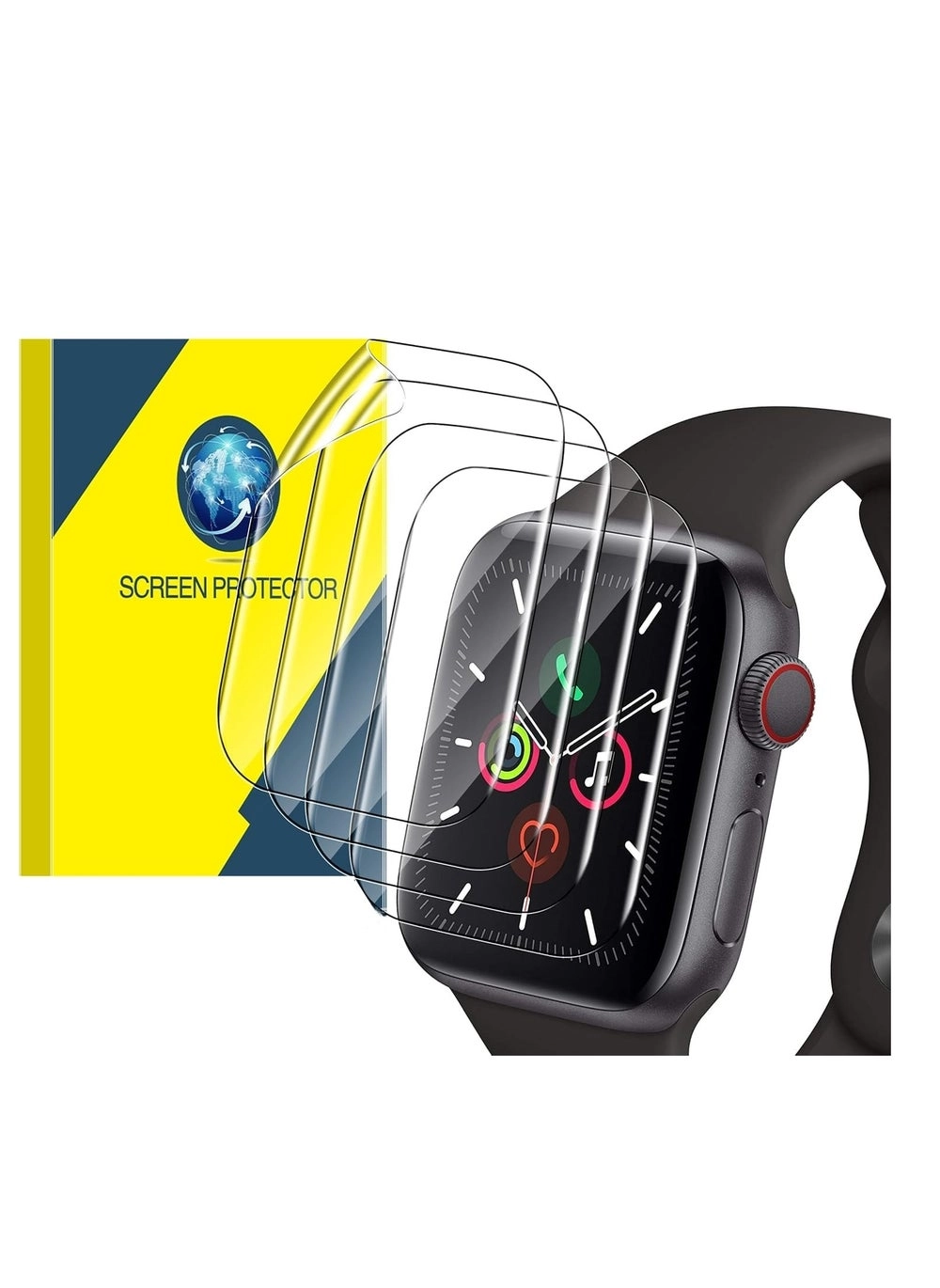 [4 Pack] Apple Watch Series 10/X 46mm Screen Protector (AE500901) Review