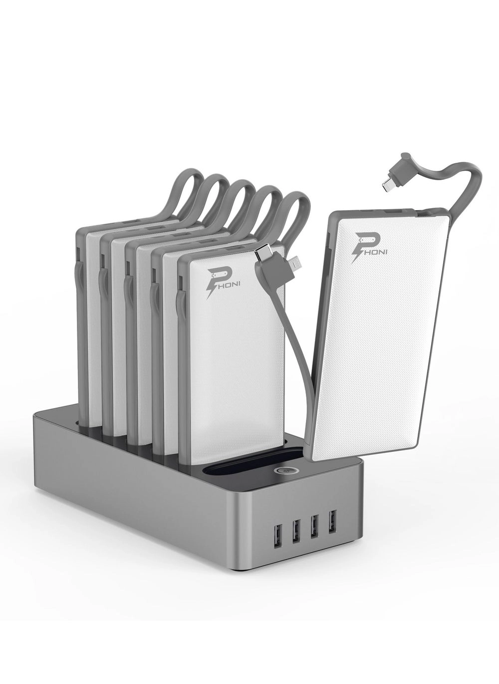 Phoni 6 in 1 Power Station 10,000 mAh (PB922B6-WHT) Review