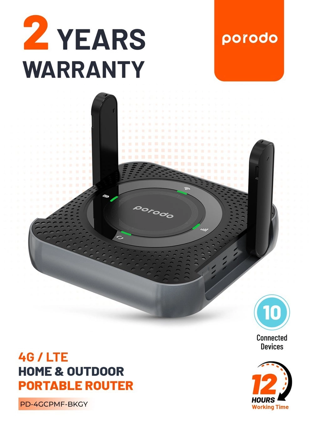 4000 mAh Portable CPE MiFi 3G/4G Wireless Router PD-4GCPMF-BKGY Review