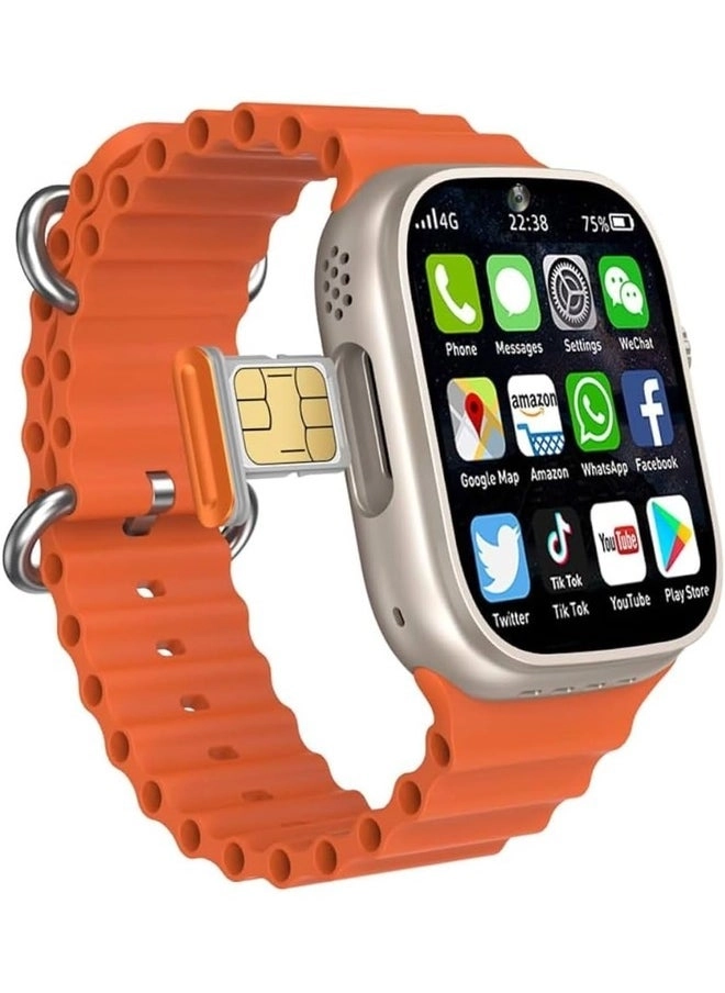 Modio Ultra 4G Smart Watch (Orange) Review: 2.2 Inch HD Display &#038; SIM Support