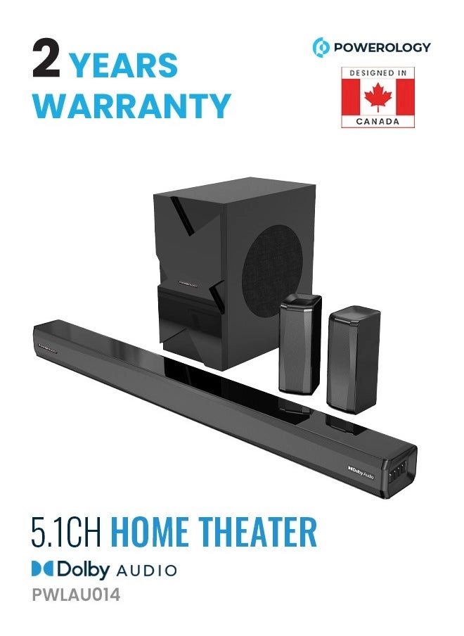 Bar 5.1 Immersive Audio 5.1CH Soundbar (PWLAU014) Review &#8211; 735W Dolby Audio Powerhouse