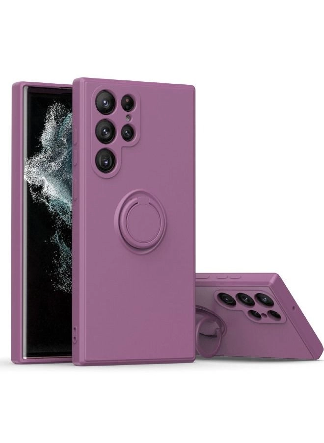 Samsung Galaxy S23 Ultra Case (FA ZFC123) Review &#8211; Purple Silicone Case with Ring Holder