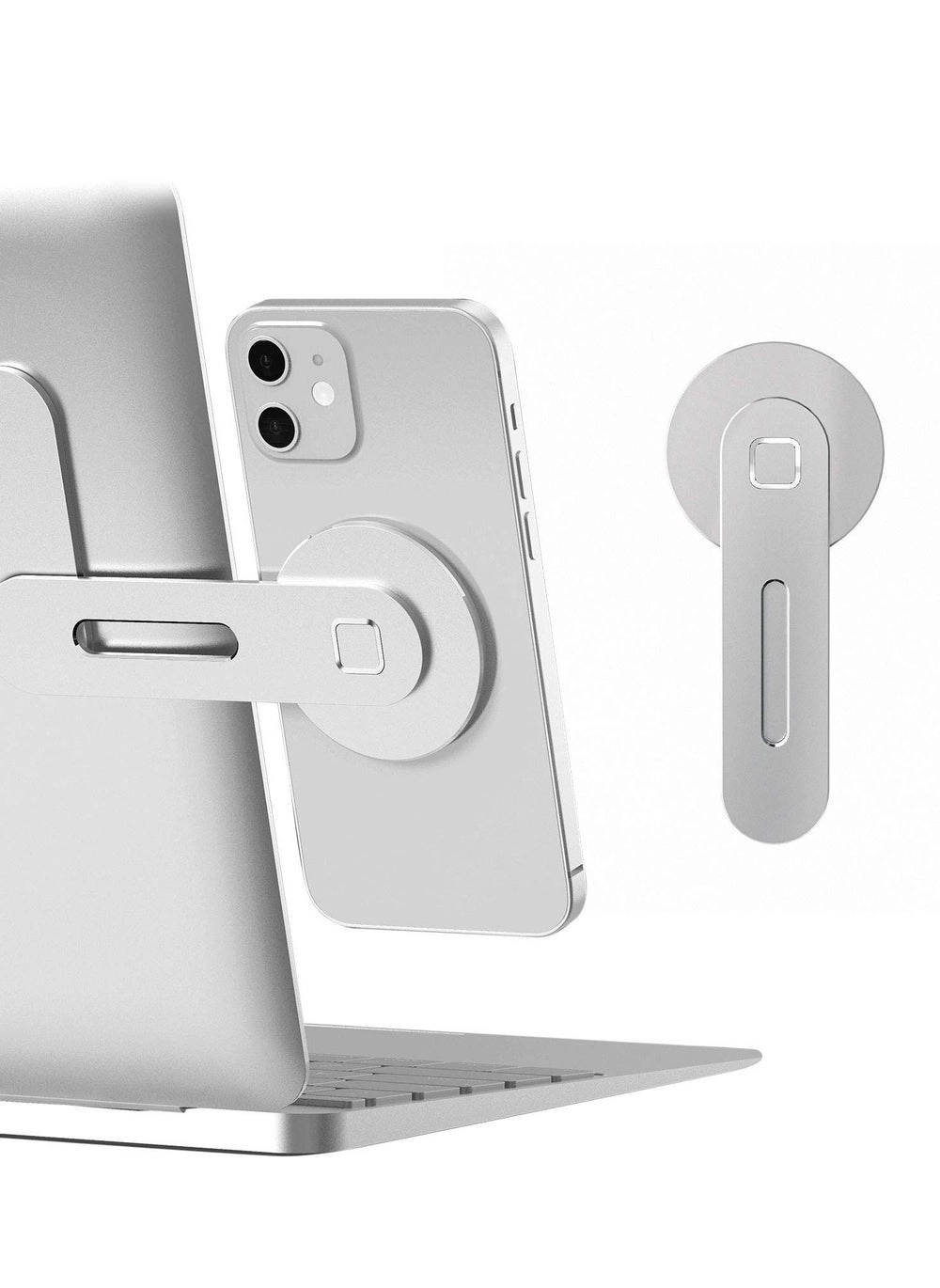 Magnetic Phone Holder for Laptop Review (Model: Silver)