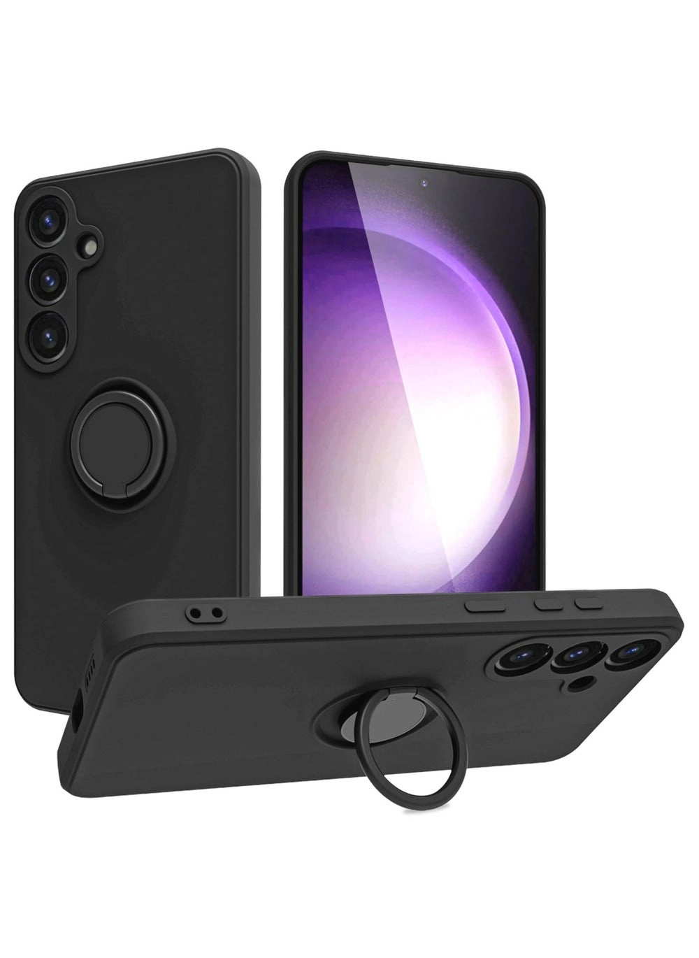 Samsung Galaxy A25 5G Case (Black 11) Review: Liquid Silicone, Ring Stand &#038; Magnetic Mount