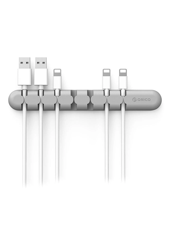 Desktop Cable Storage Management Silicon Charger Wire Organizer Holder Clip Grey (ULR-L) Review