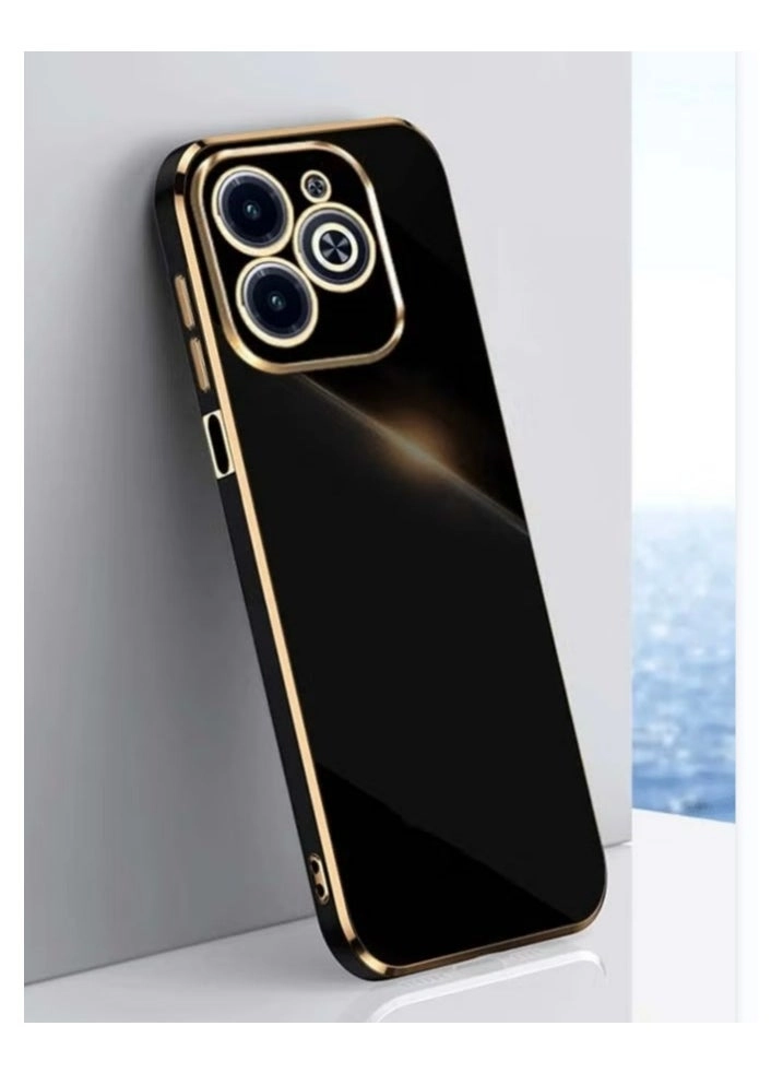 Infinix Hot 40i 4G (Black 01) Case Review: Luxury Plating Soft Back Cover