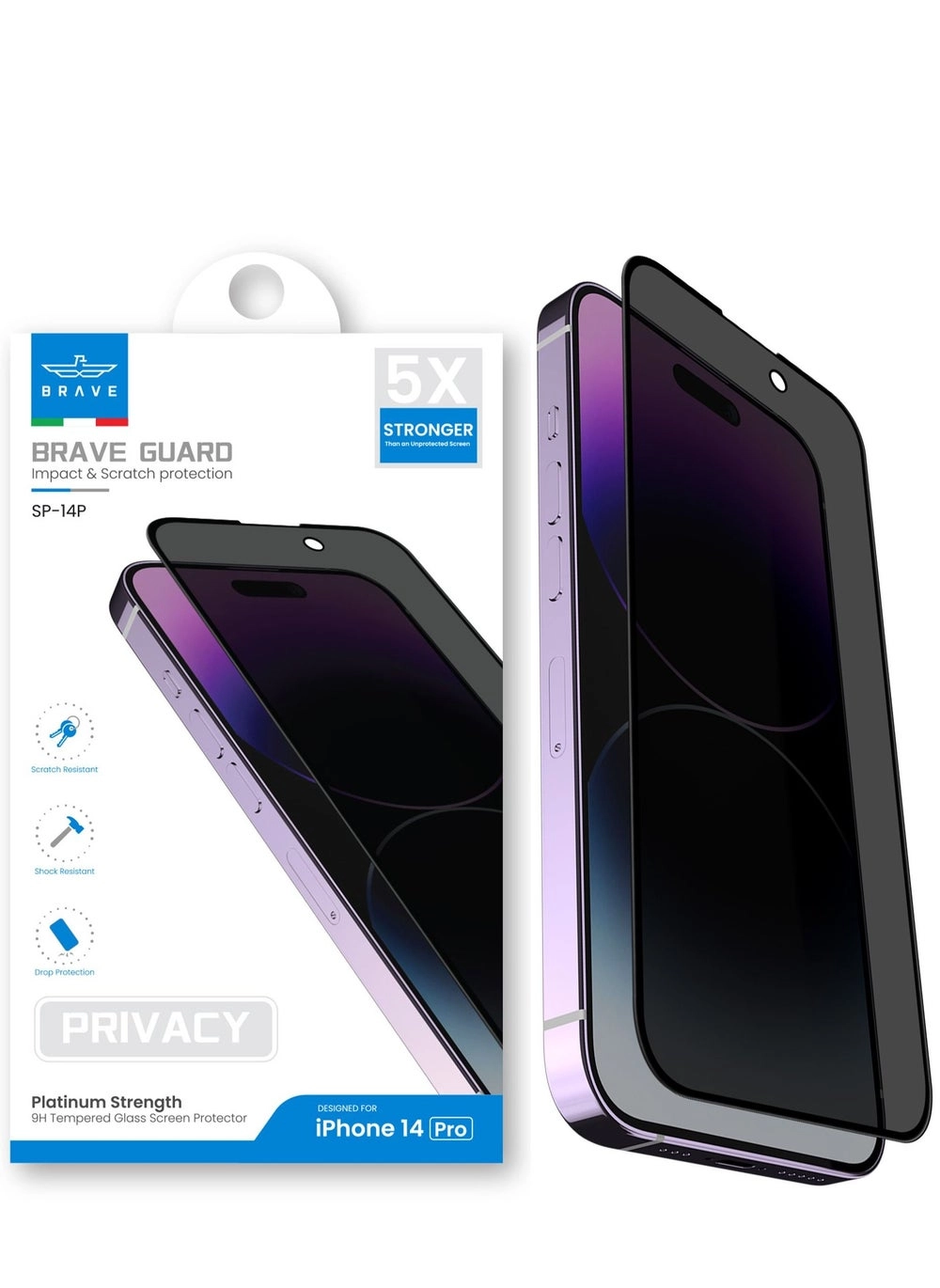 BRAVE Guard SP-14P Privacy Screen Protector for iPhone 14 Pro 6.1-Inch Review