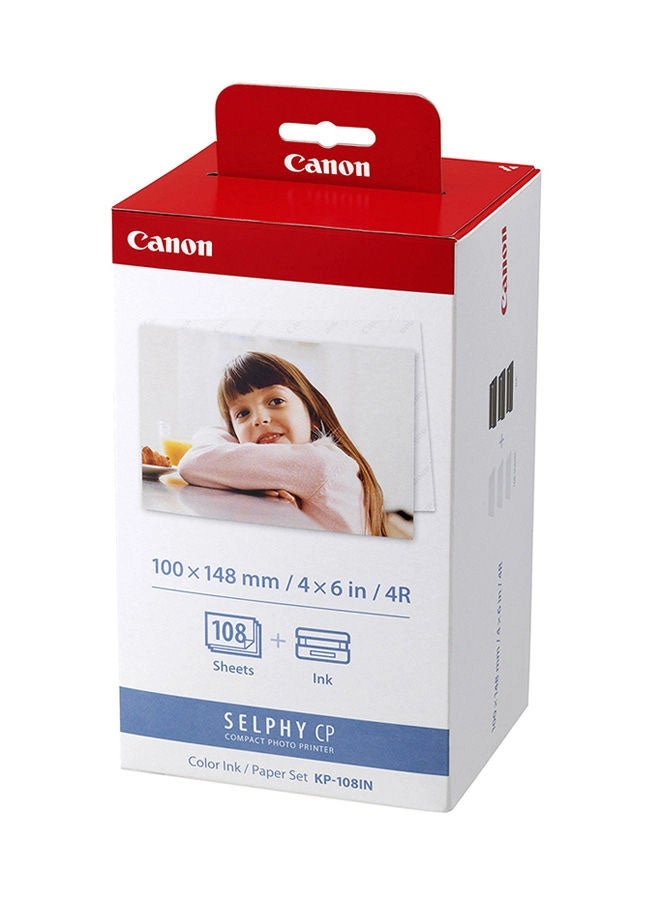 Canon KP108i A6 SELPHY CP Color Ink/Paper Set Review