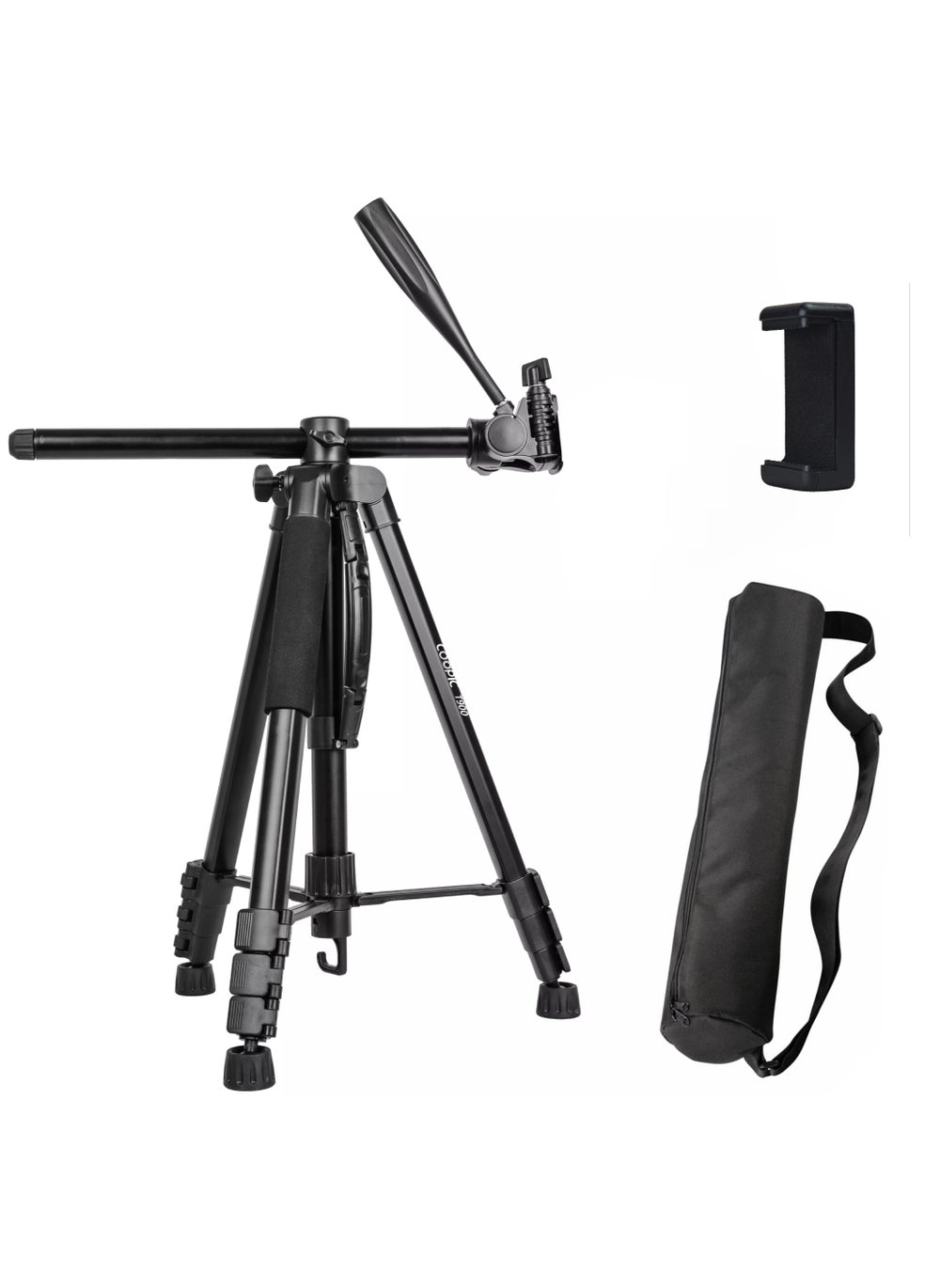 COOPIC CP-T900+MH Professional Video Camera Tripod Review