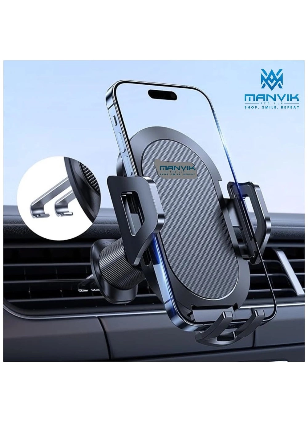 MNVK Car Phone Holder Review: Double Steel Hook Design &#8211; Air Vent Mount