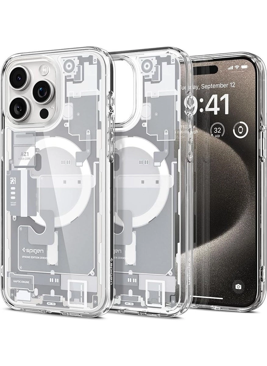 Ultra Hybrid MagFit ACS07034 iPhone 15 Pro Max Case Review &#8211; Zero One White