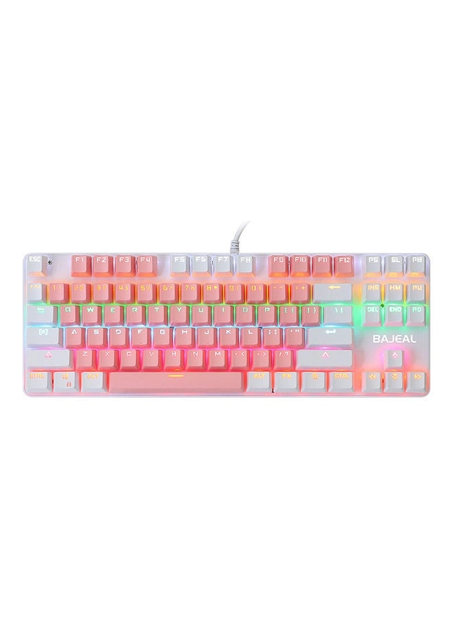 87 Keys Wired Mixed Light Keyboard C10601PW-V Review: Pink &#038; White Mechanical Bliss?