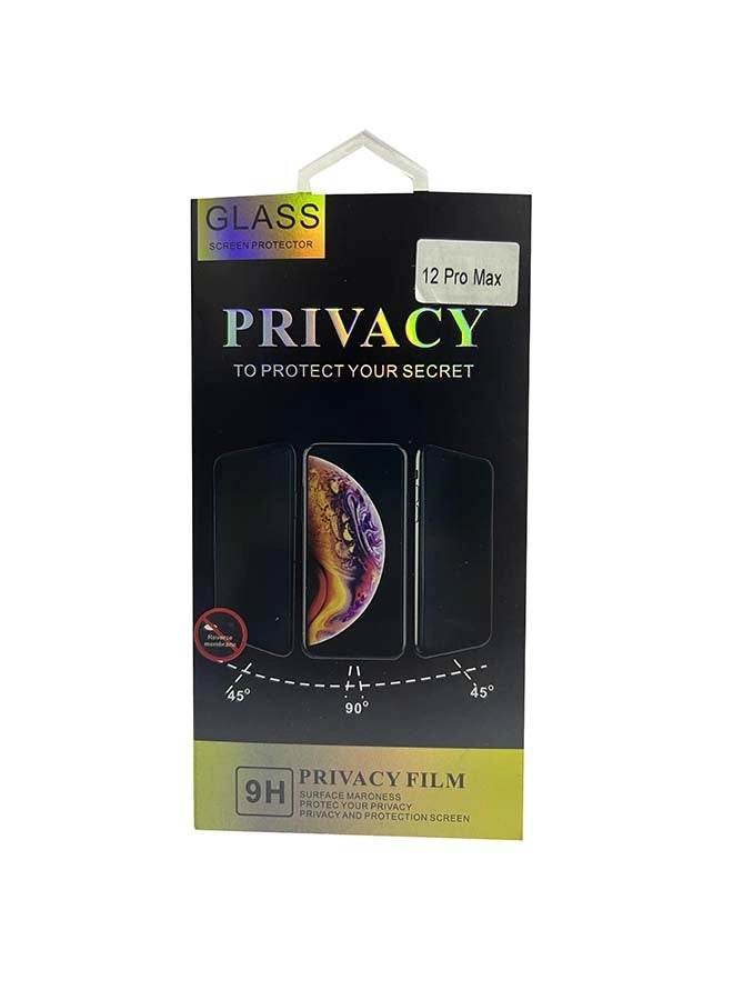 Privacy Full Screen Tempered Glass Protector For Apple iPhone 12 Pro Max Black (MG1603/BK-Q1) Review