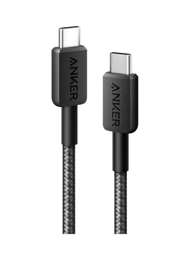 322 Black USB-C To USB-C Cable 60W (A81F5H11) Review: Durability and Performance Tested
