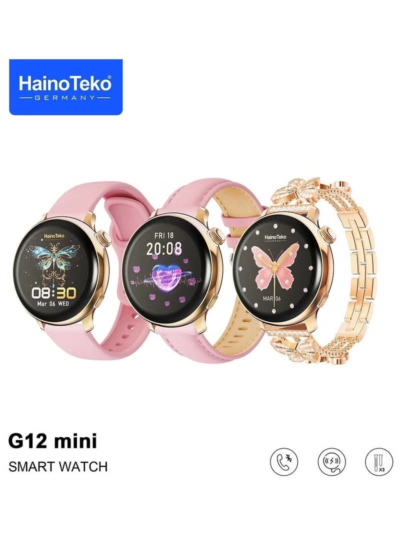 HainoTeko Germany G12 Mini Smart Watch Review: AMOLED Display &#038; Call Functionality