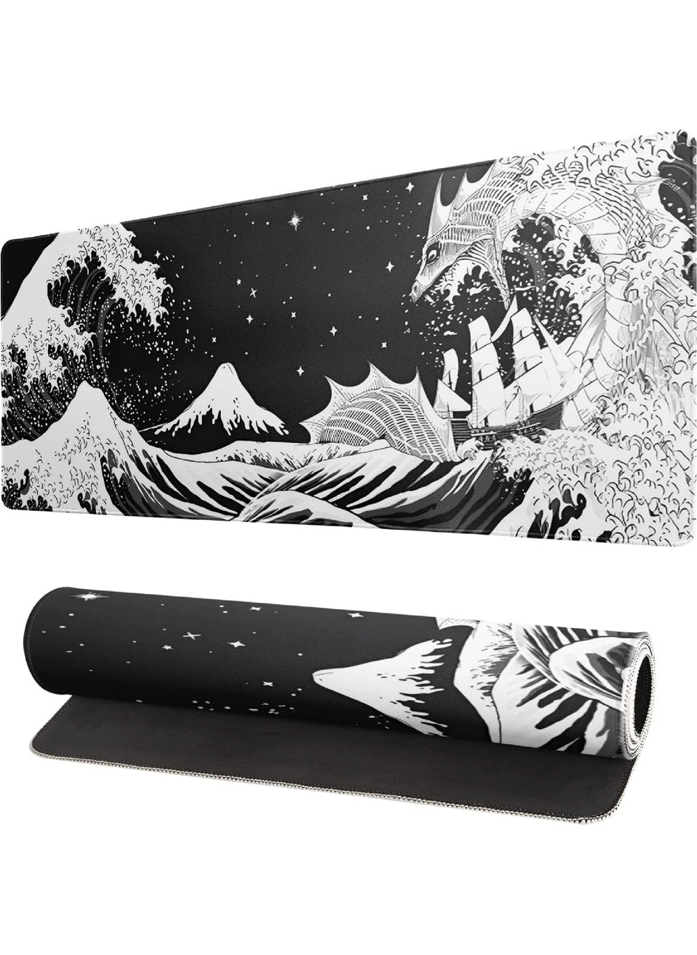 Wave Dragon Gaming Mouse Pad (Rock Mousepads) Review &#8211; 800x300x3mm Extended Desk Mat