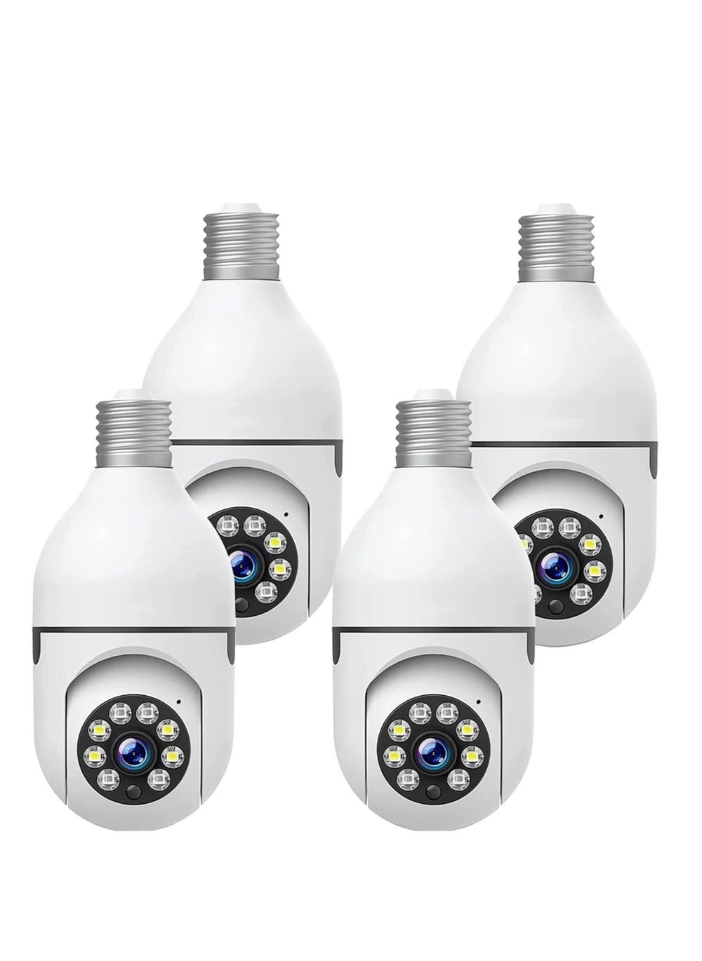 (5-Pack) WiFi Light Bulb Cameras – 360° Wireless Outdoor Security Cameras with 1080P Color Night Vision &#038; Motion Detection &#8211; RE5454 Review