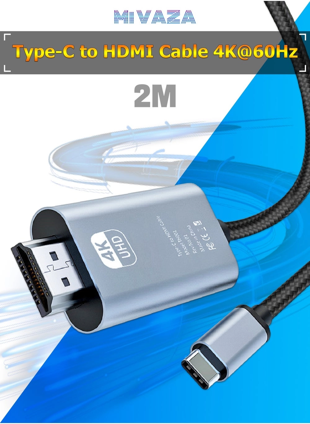 Mi VAZA MZ41716 Type-C to HDMI Cable Review: 4K@60Hz Performance Tested