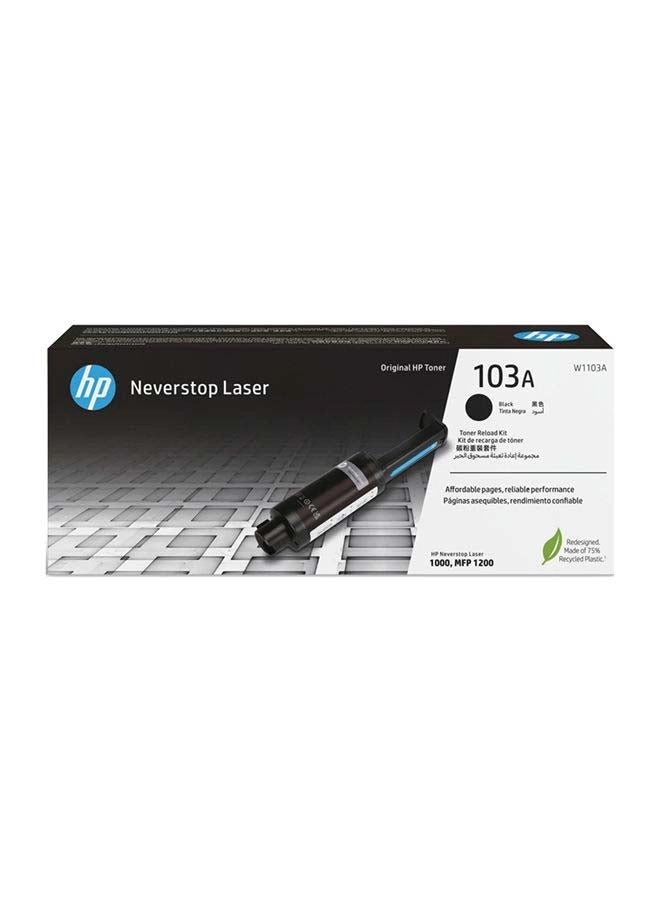 HP 103A Black Original Toner Cartridge (W1103A, Model 534225) Review