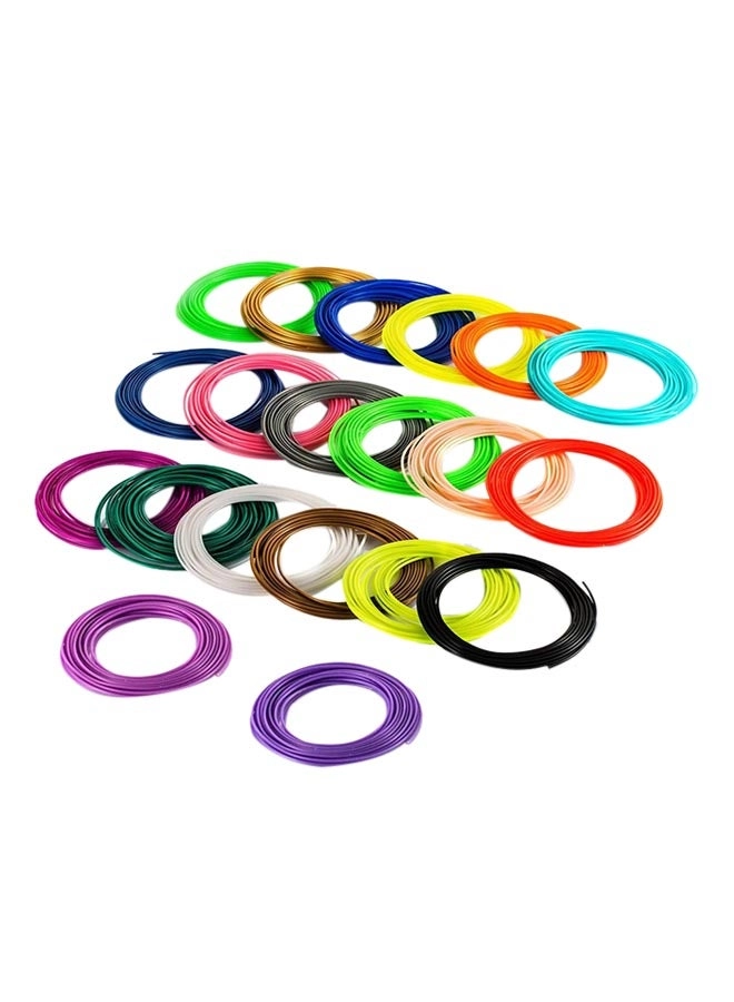 20-Piece 3D Pen Filament Multicolour (2724459567591) Review