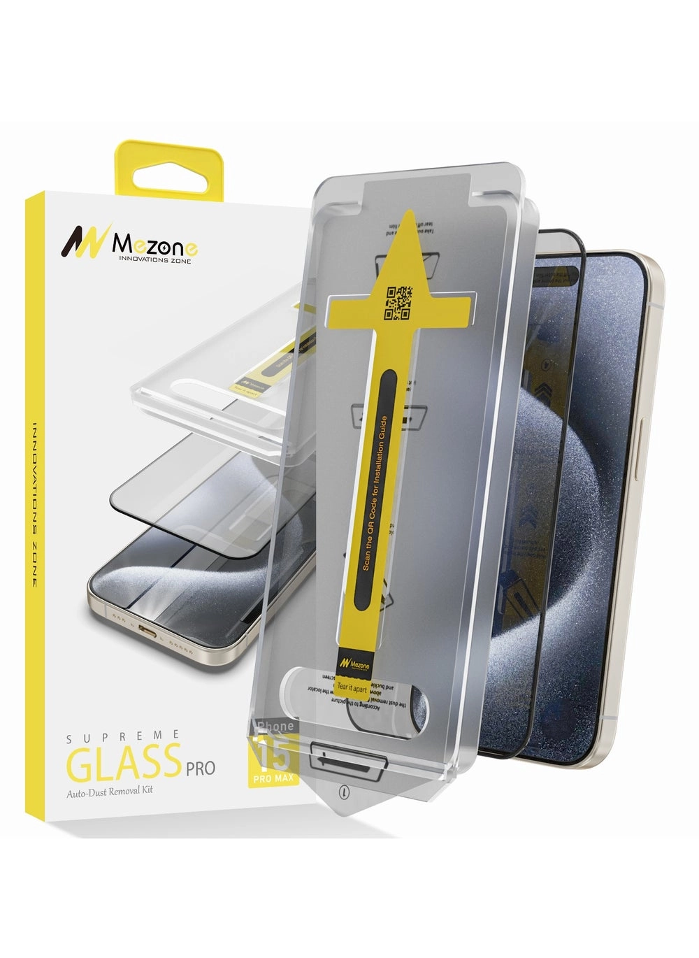iPhone 15 Pro Screen Protector (4897045612826) Review &#8211; Full Coverage Tempered Glass