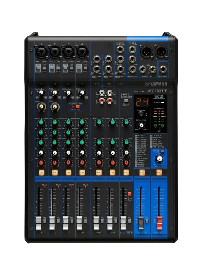 Yamaha MG10XUF Black: In-Depth Review of the 10-Channel Analog Mixer