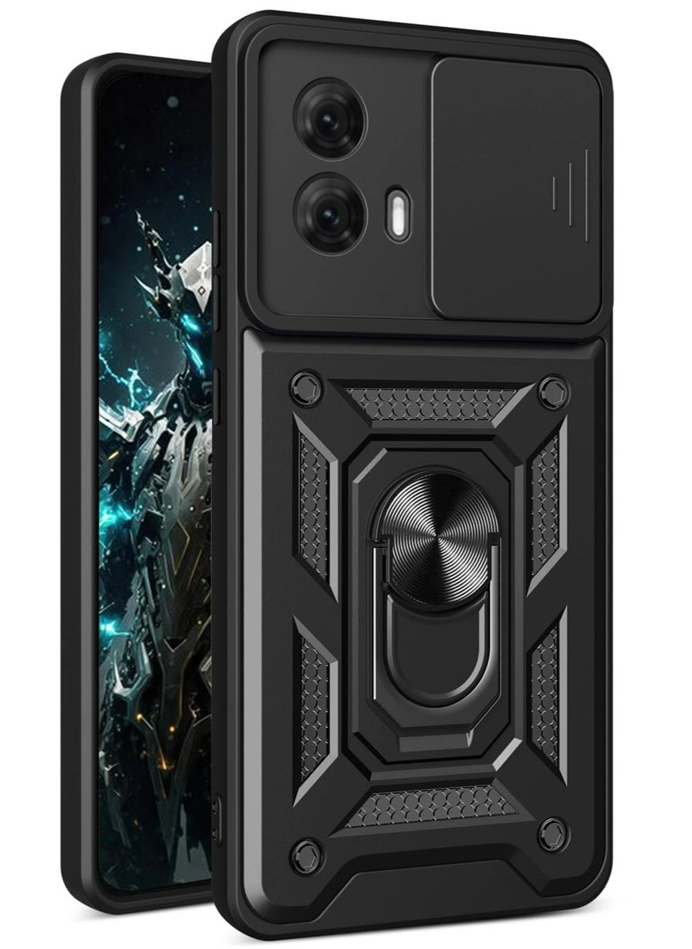 Motorola G85 5G Case Cover (Black 05) Review: Full Protection &#038; Kickstand