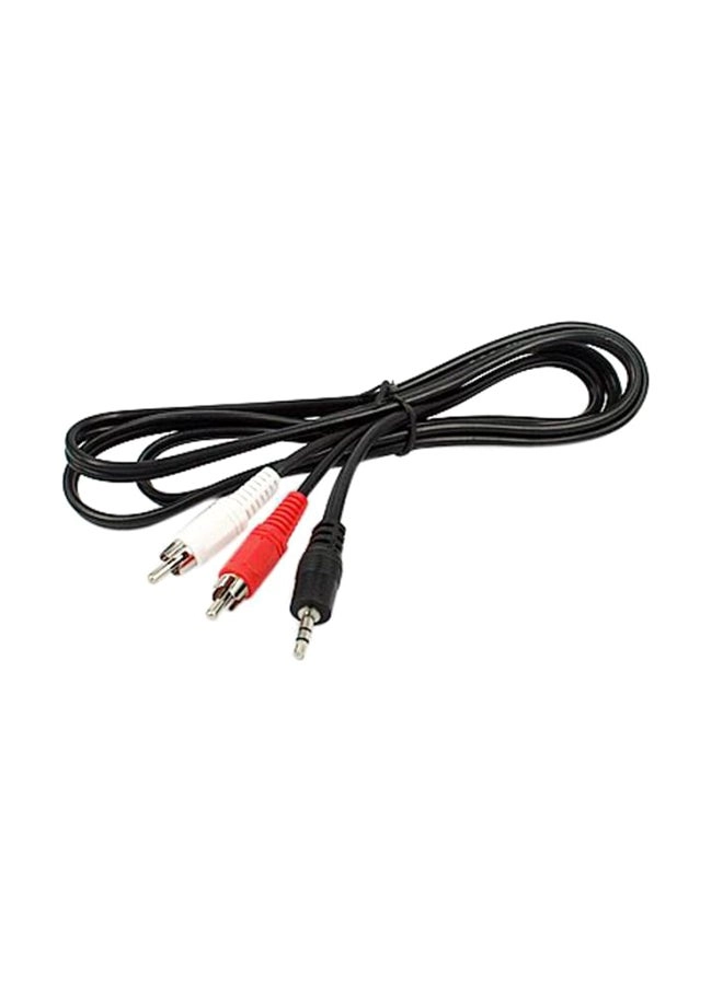 3.5mm Male To 2 RCA Male Stereo Audio Cable (2724296565958) Review
