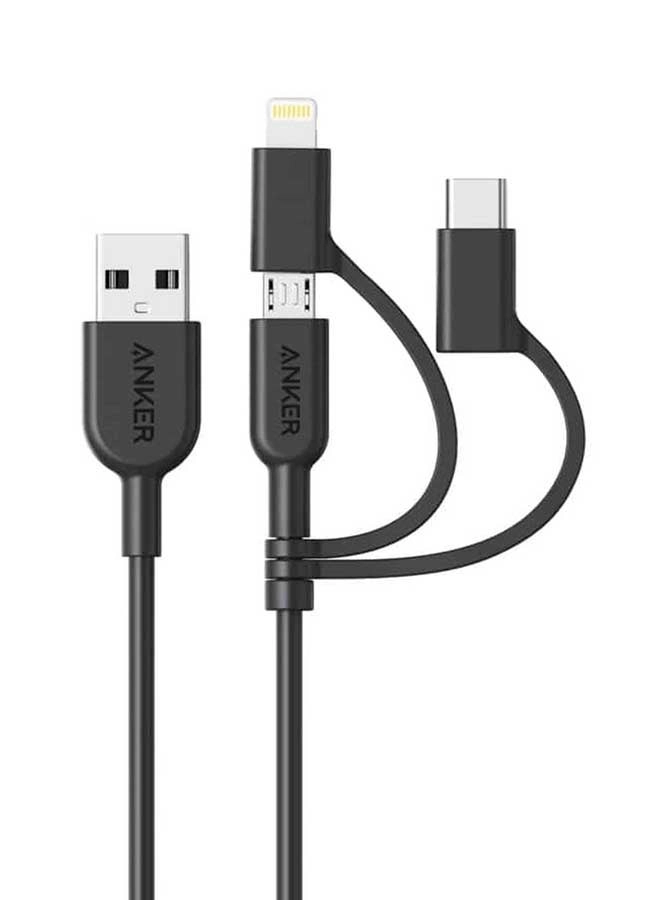 3-In-1 Power Line II Data Cable A8436H12 Review: 3ft Black