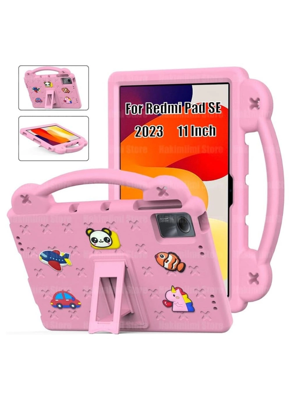 Kids Safe EVA Bear Case for Xiaomi Redmi Pad SE 11 Inch 2023 (Pink) Review