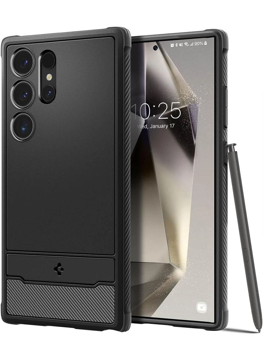 Rugged Armor for Samsung Galaxy S24 ULTRA case cover (2024) &#8211; Matte Black &#8211; ACS07286 Review
