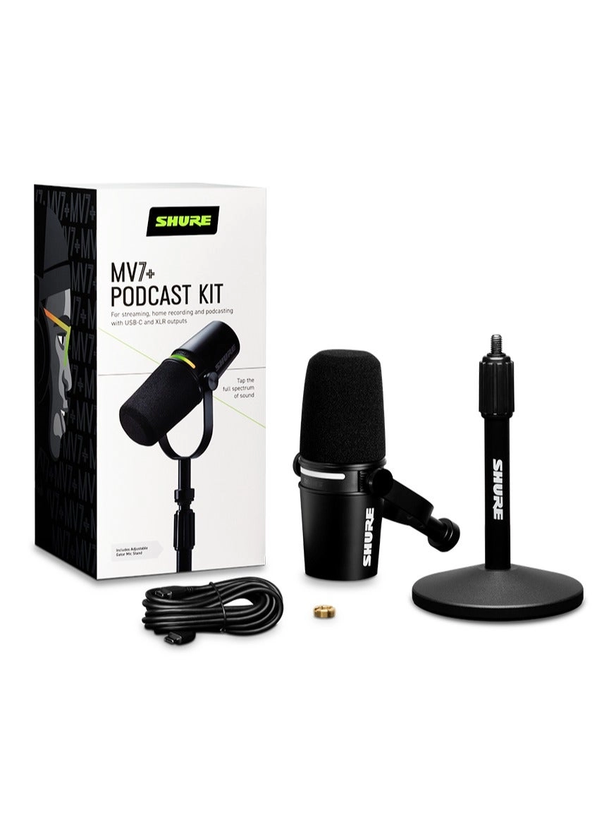 MV7+K-BNDL Black Podcast Microphone Bundle Review: Enhanced Audio &#038; Features