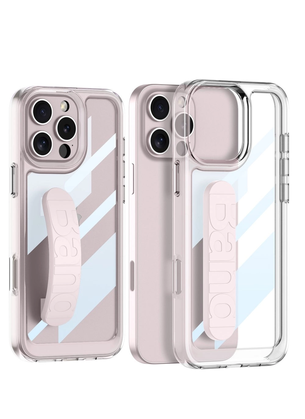 Crystal Transparent Case with Silicone Hand Strap Holder (IPHONE16-GKKC) for iPhone 16 Pro Max Review