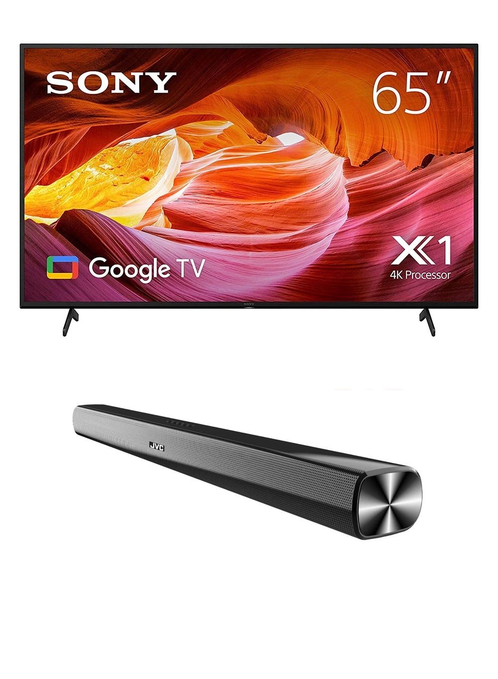 JVC KD-65X75AK +TH-N322B 65 Inch 4K HDR Google TV Review