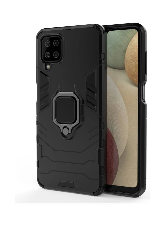 Ring Kickstand Case Cover For Samsung Galaxy A12 Black (MONGO0122) Review
