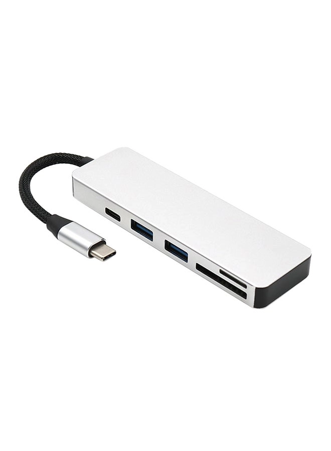 5-in-1 USB Hub For Type C Devices SA-1 / BYL-2010 Silver/Black Review