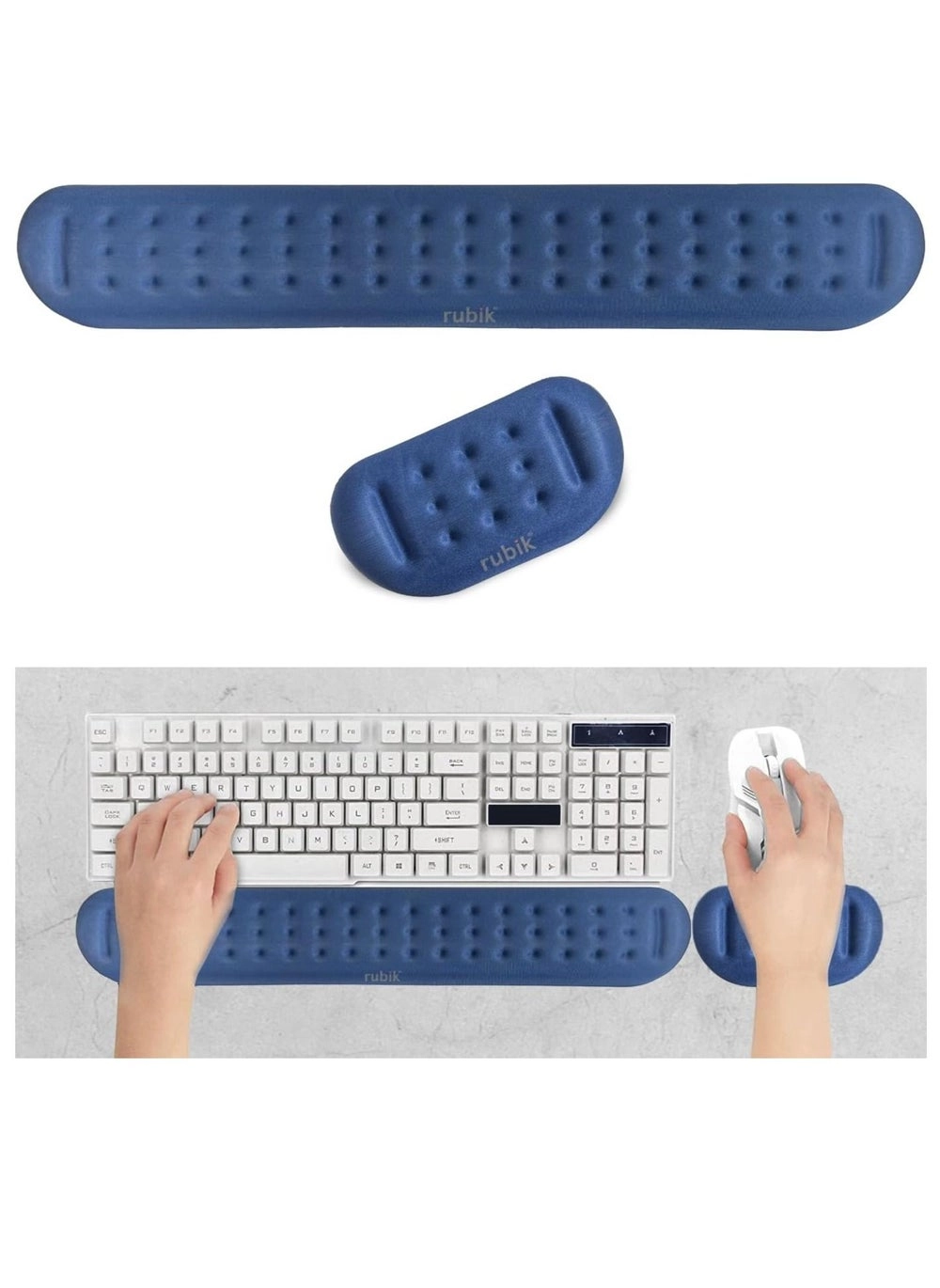 Keyboard &#038; Mouse Wrist Rest Pad Review (Midnight Blue)