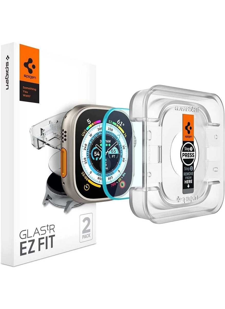 Glastr Ez Fit Apple Watch Ultra (49mm) Tempered Glass Screen Protector (AGL05556) Review &#8211; 2 Pack