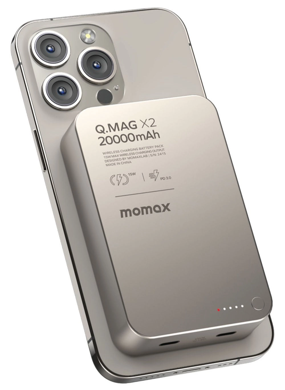 Momax Q.Mag X2 (IP133E) [20,000 mAh] Magnetic Wireless Battery Pack [2nd Generation] &#8211; Titanium Grey Review