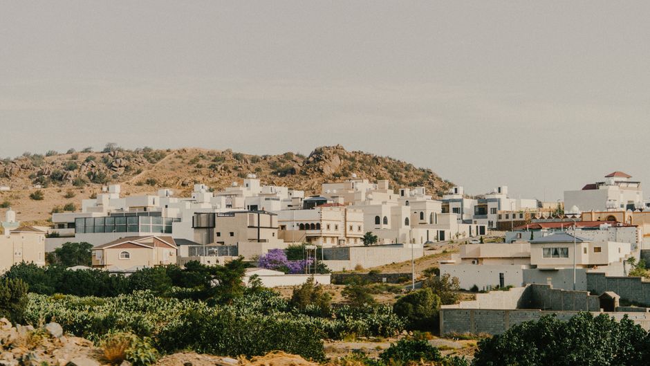 القرية التراثية في منطقة الباحة وسط الجبال