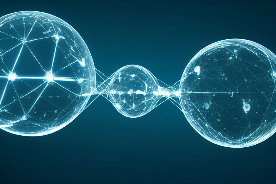 شبكة ذكاء اصطناعي متقدمة تمثل أحدث تقنيات عام 2026