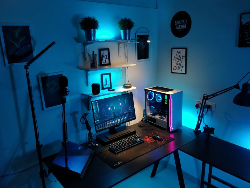 Gaming Desk Table with RGB light (Model: Black) &#8211; In-Depth Review